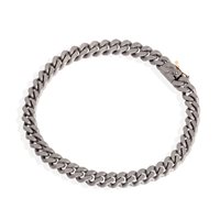Bracciale Mano-J. Uomo GROUMETTE in Titanio Diamante Black 0.01 Ct GROUBRTBK - GROUBRTBK